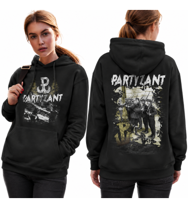 Damska bluza z kapturem PARTYZANT